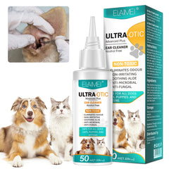 Pet Ear Cleaner 50ml — Gentle Ear Wash for Dogs & Cats