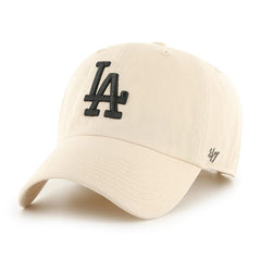 47 Los Angeles Dodgers Clean Up Dad Hat Baseball Cap - Natural