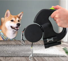 Auto Double Dog Leash — Retractable Dual Leash for Two Dogs