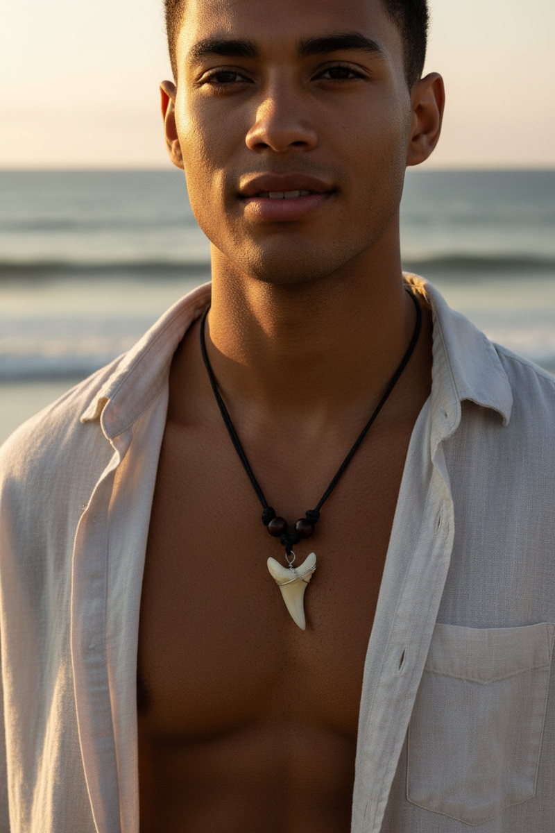 Shark Tooth Necklace – Lifestyle